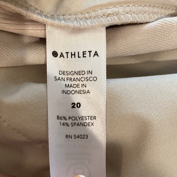 NWT Athleta Brooklyn Textured Jogger "Leopard Abalone Grey" Plus Size 20 - Picture 15 of 15